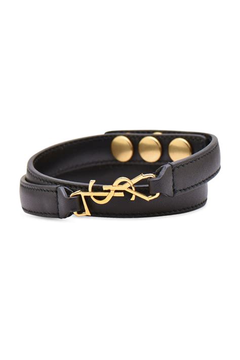 yves saint laurent matching bracelet|yves Saint Laurent leather bracelet.